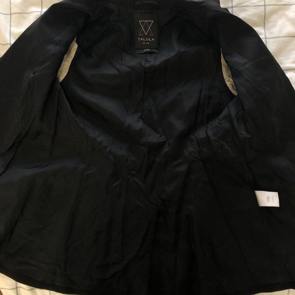 Aritzia Talula Black Oxford Blazer w Gold Buttons - Picture 10 of 11